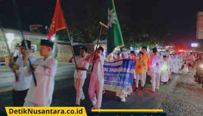 Semarak Tahun Baru Islam, Ratusan Siswa SD Muhammadiyah 1 Paiton Meriahkan Pawai Muharram 1448 H