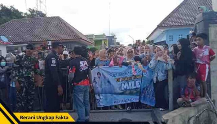 Heboh! Ribuan Fans Sambut Histeris Kedatangan Mila dan Valen DA 7 di Pulau Kangean Sumenep