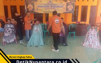 Puluhan Warga Antusias Ikuti Cukur Rambut Gratis, Partai Golkar Bungatan Gelar Bakti Sosial untuk Masyarakat