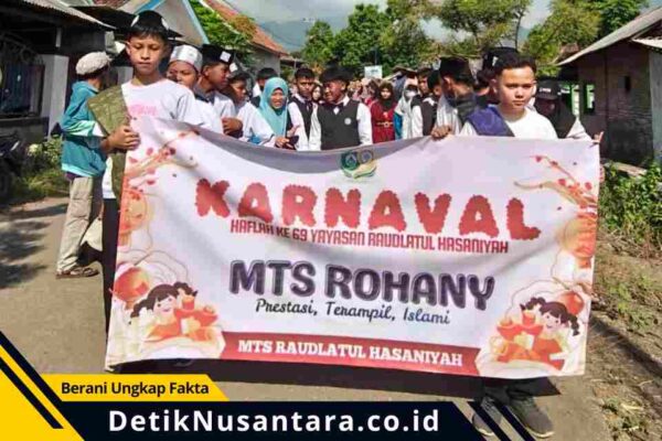 Karnaval Haflatul Imtihan ke-69 Yayasan Raudlatul Hasaniyah Berlangsung Meriah, Usung Tema “Menebar Ilmu, Merawat Akhlak, Menguatkan Peradaban”