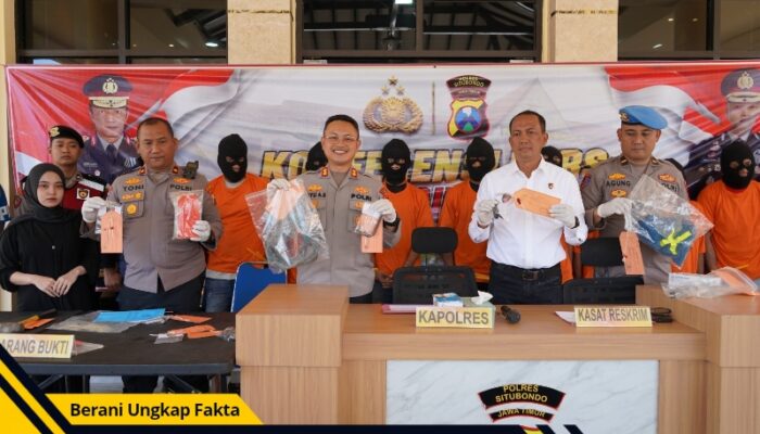 Selama Juni 2026, Polres Situbondo Ungkap 8 Kasus Kriminal, Kapolres Kembalikan Motor Curian kepada Pemilik