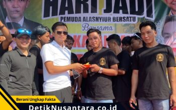 Peringati Hari Jadi, Pemuda Alasnyiur Bersatu dan AMPG Kabupaten Probolinggo Gelar Jalan Sehat, Ratusan Warga Antusias Ikut