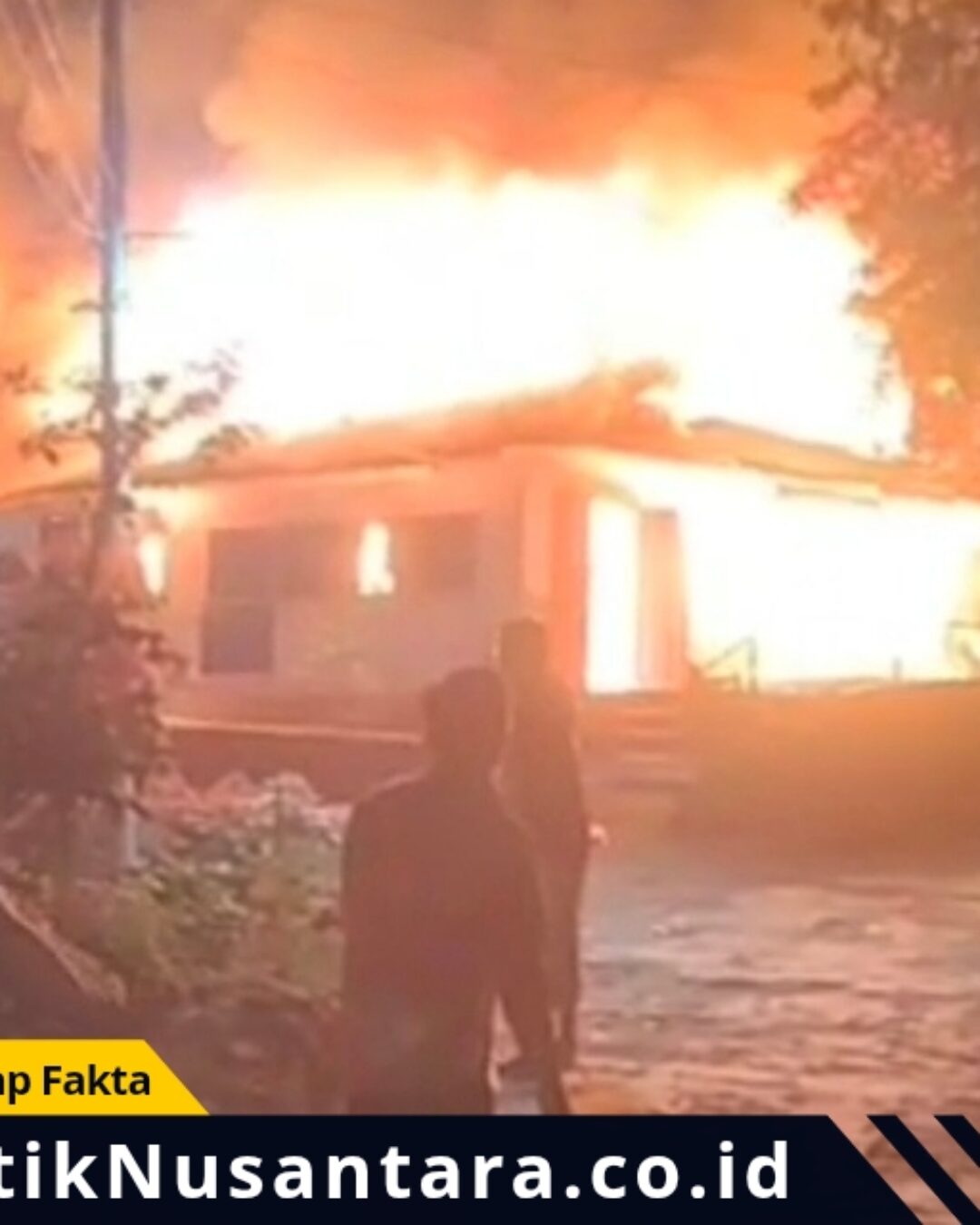 Kebakaran Hanguskan Rumah Kepala Desa Tambak Ukir, Kerugian Ditaksir Capai Rp150 Juta