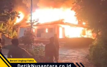 Kebakaran Hanguskan Rumah Kepala Desa Tambak Ukir, Kerugian Ditaksir Capai Rp150 Juta