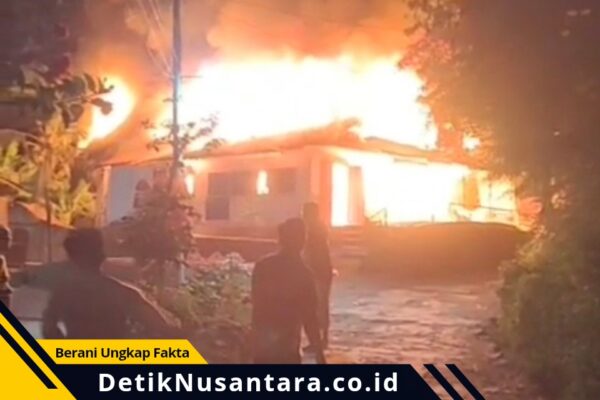 Kebakaran Hanguskan Rumah Kepala Desa Tambak Ukir, Kerugian Ditaksir Capai Rp150 Juta