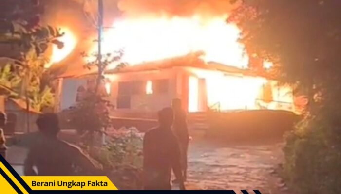 Kebakaran Hanguskan Rumah Kepala Desa Tambak Ukir, Kerugian Ditaksir Capai Rp150 Juta