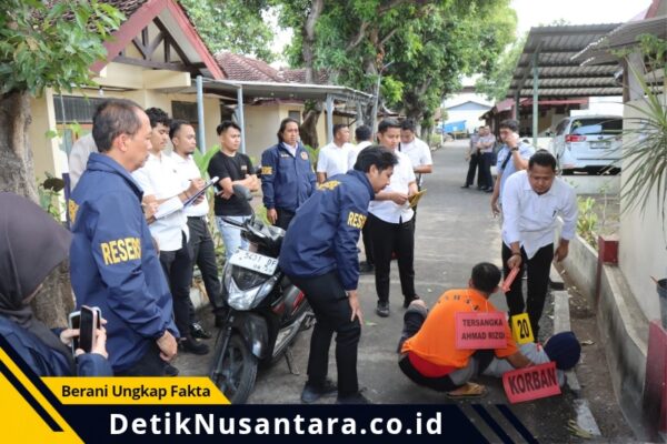 Polres Situbondo Gelar Rekonstruksi Kasus Pembunuhan di Banyuglugur, Peragakan 26 Adegan