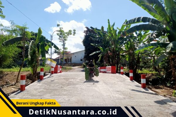 Jembatan Dusun Sumber Wadung Desa Babakan Rampung Dibangun, Permudah Angkut Hasil Panen dan Dongkrak Ekonomi Warga