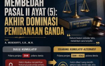 Membedah Pasal II Ayat (5): Akhir Dominasi Pemidanaan Ganda