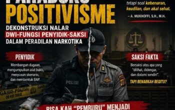 Paradoks Positivisme: Dekonstruksi Nalar Dwi-Fungsi Penyidik-Saksi dalam Peradilan Narkotika