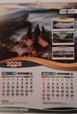 Kalender Resmi Pemkab Probolinggo 2026 Diduga Salah Cetak, Penomoran Tanggal Bulan Juli Menuai Sorotan
