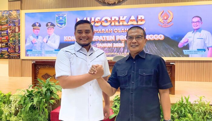 Reno Handoyo Terpilih Aklamasi sebagai Ketua KONI Kabupaten Probolinggo Periode 2026–2030, Gantikan H. Zainul Hasan