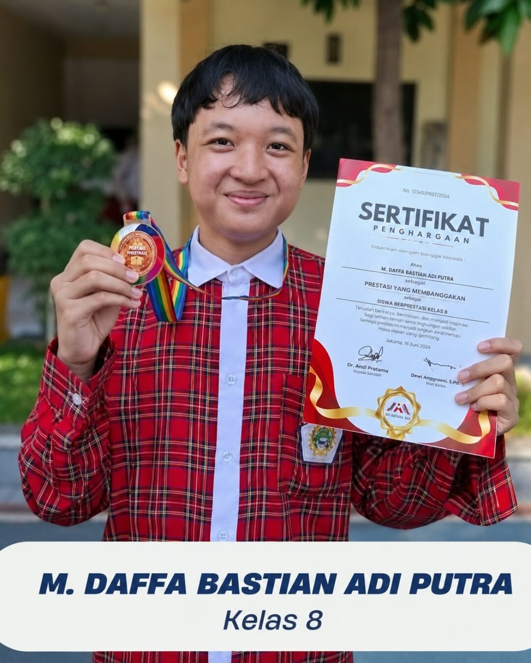 Siswa SMP Bhakti Pertiwi Raih Medali Perunggu di Jenius Science Olympiad (JSO) 2026