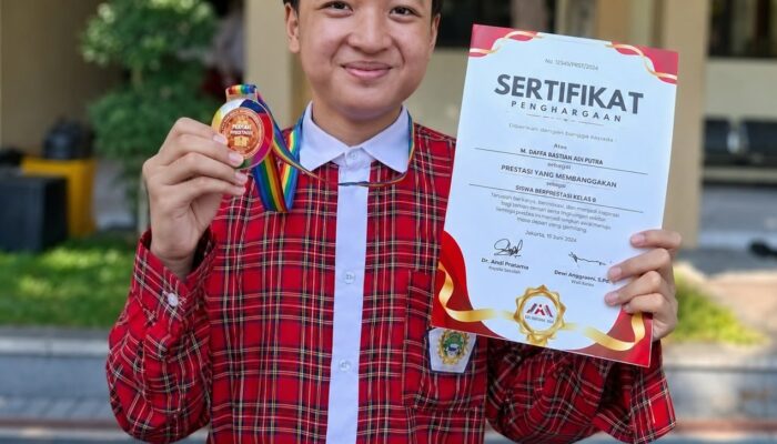 Siswa SMP Bhakti Pertiwi Raih Medali Perunggu di Jenius Science Olympiad (JSO) 2026