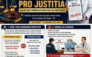 Mengurai Anomali Pro Justitia dalam Surat Permintaan Visum pada Fase Penyelidikan