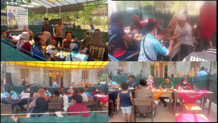 HUT RI ke-81, Pemuda 24 Tanah Merah Laok Gandeng Puskesmas Gelar Cek Kesehatan dan Pengobatan Gratis