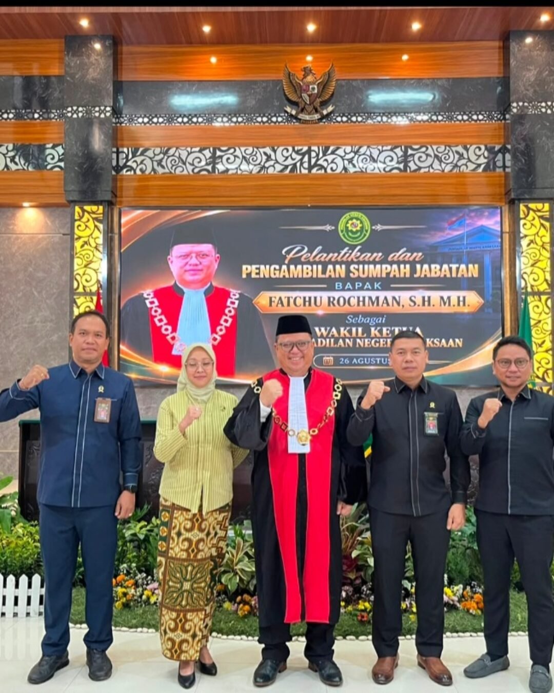 LPBH PCNU Kraksaan Sambut Positif Pelantikan Bapak Fatchu Rochman Sebagai Wakil Ketua PN Kraksaan