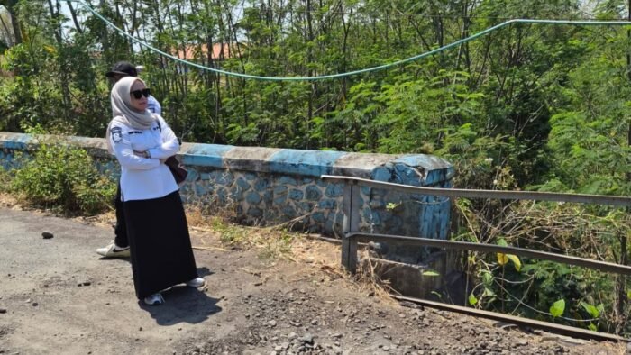Tinjau Jembatan Curah Bubur, Feri Gita Rahayu Pastikan Aktivitas Warga Probolinggo Tetap Aman