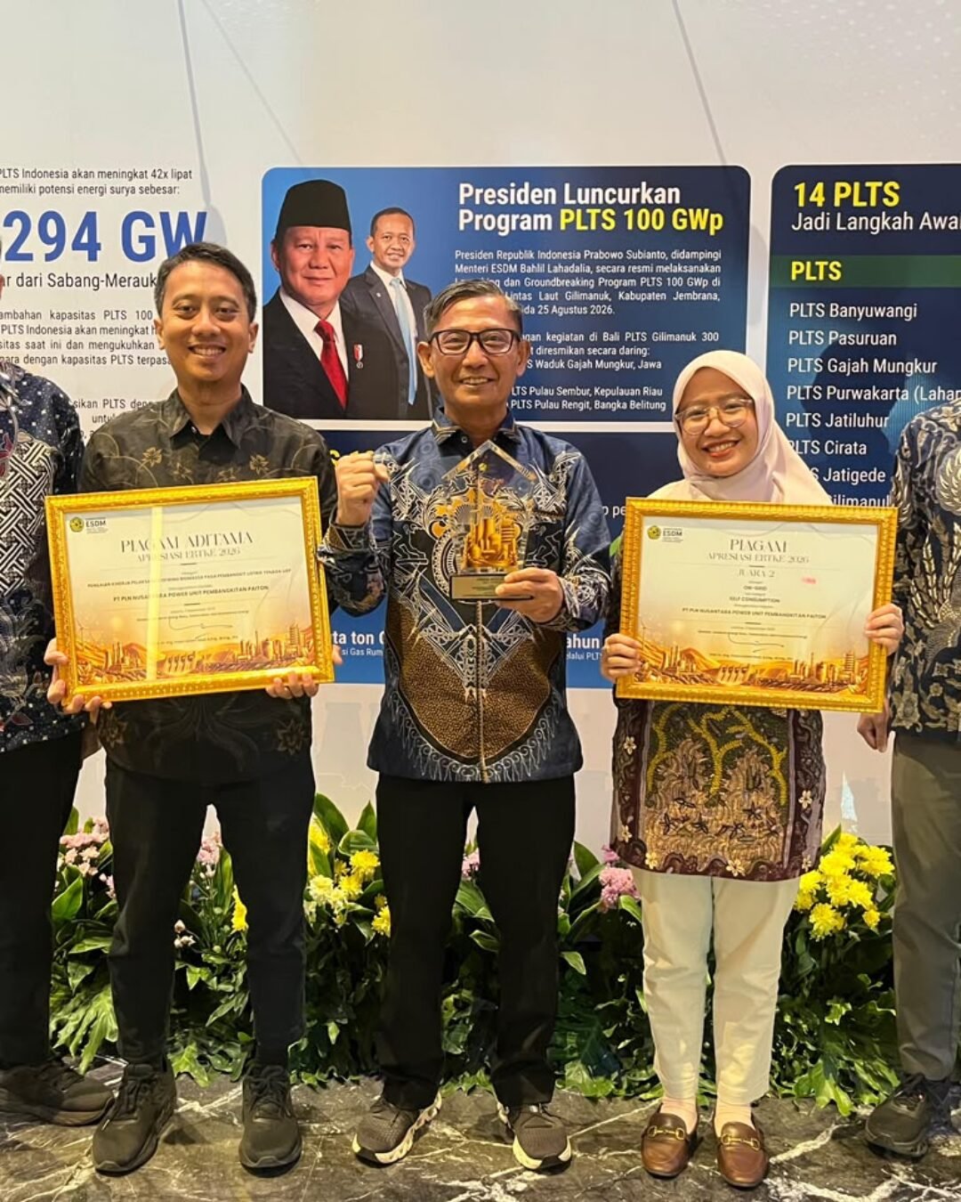 Sukseskan Transisi Energi, PLN Nusantara Power UP Paiton Sabet Dua Penghargaan dari Kementerian ESDM Dalam Ajang Apresiasi EBTKE 2026