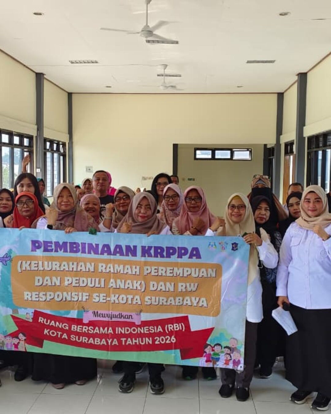 LKKNU Bersama DP3AK Surabaya Dorong RW Responsif Gender dan Ramah Anak Menuju Generasi Emas 2045