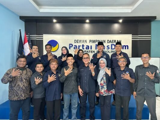 Terima Kunjungan Bawaslu, NasDem Probolinggo Tegaskan Kesiapan Organisasi dan Tertib Administrasi