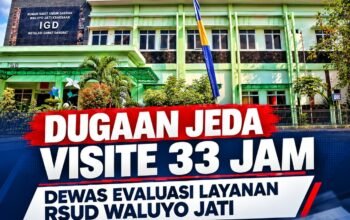Dugaan Jeda Kunjungan Dokter 33 Jam: Dewas Evaluasi Layanan RSUD Waluyo Jati