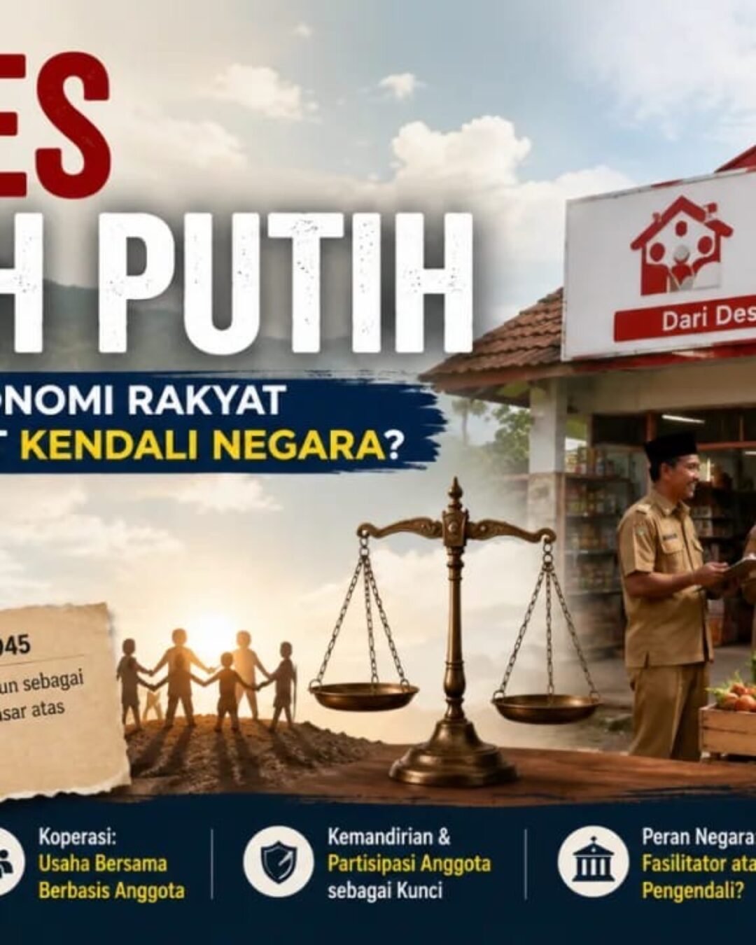 Kopdes Merah Putih di Jawa Timur: Ribuan Terbentuk, Kapan Rakyat Benar-Benar Merasakan Manfaatnya?