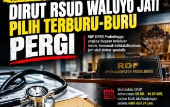 Dicecar dalam RDP Kasus Pasien Meninggal, Dirut RSUD Waluyo Jati Pilih Terburu-buru Pergi