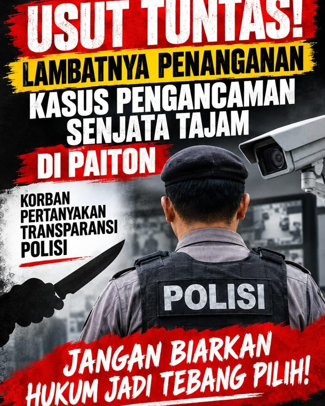 Lambat Penanganan Pengancaman Senjata Tajam di Paiton, Korban Pertanyakan Transparansi Polisi