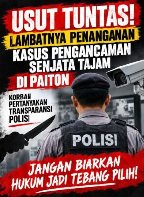 Lambat Penanganan Pengancaman Senjata Tajam di Paiton, Korban Pertanyakan Transparansi Polisi