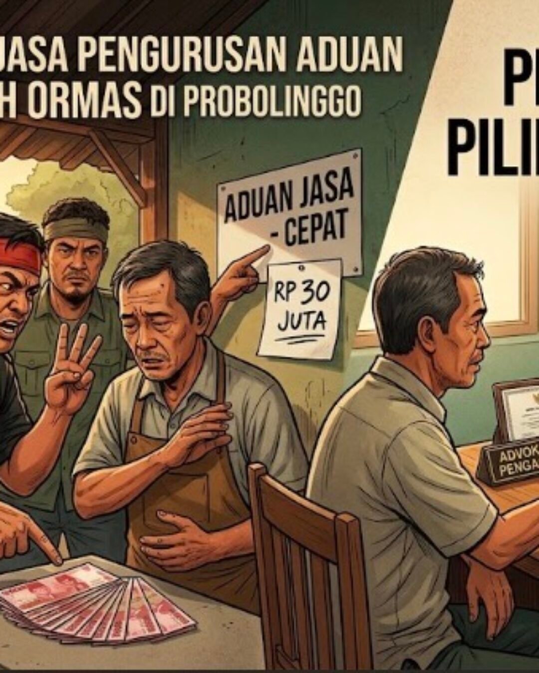 Diduga Ditawari Jasa Pengurusan Aduan Hukum Rp 30 Juta Oleh Ormas di Probolinggo , Pemilik RPH Pilih Pengacara
